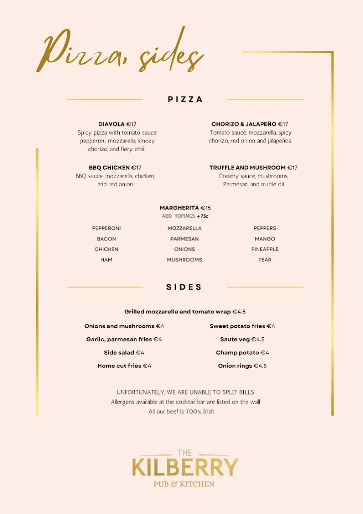 Menu_The Kilberry Pub & Kitchen_Kentstown_image_3