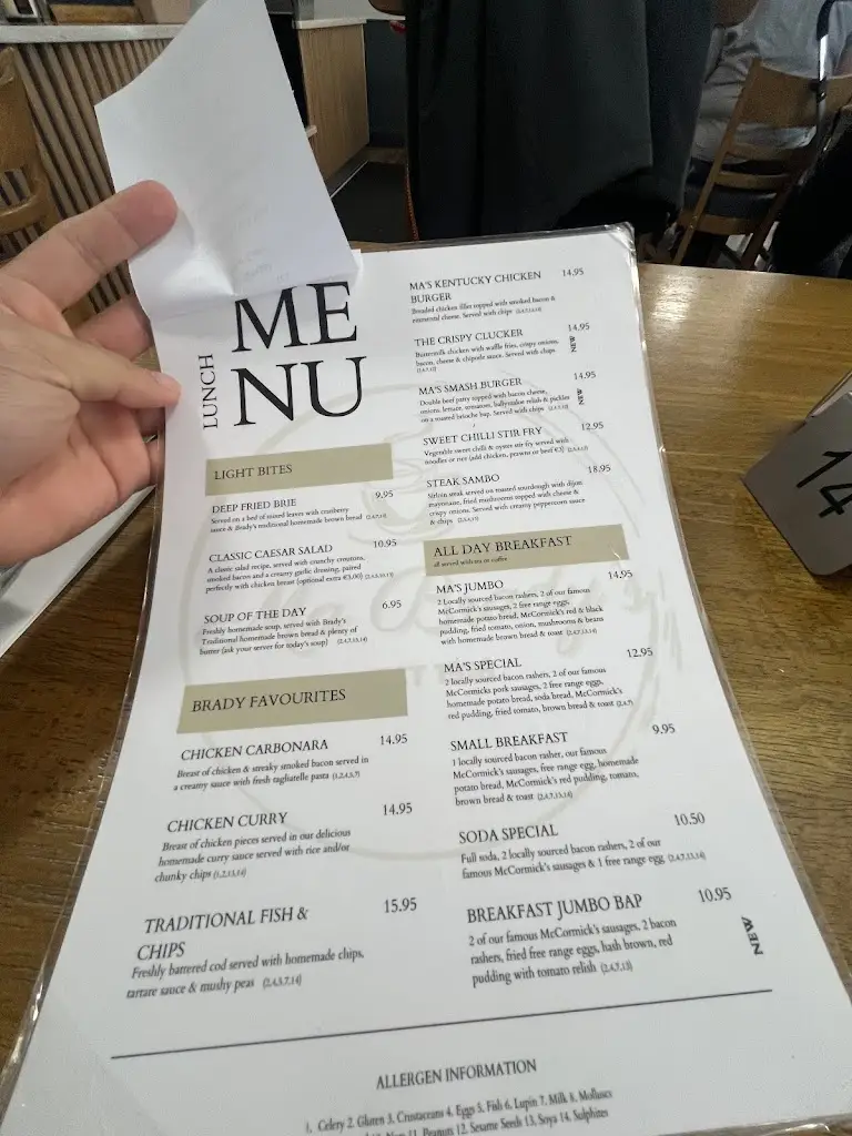 Menu_Ma Brady's_Dundalk_image_4