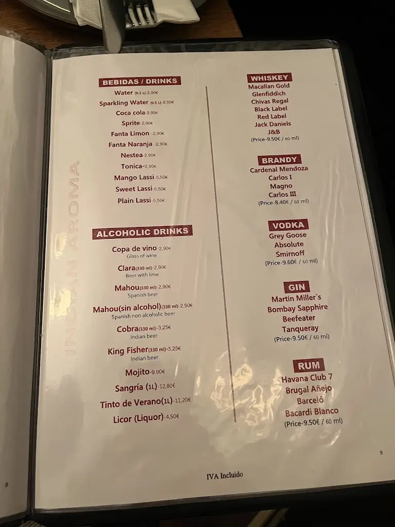 Menü_Windsor Bar and Restaurant_Dundalk_Bild_1