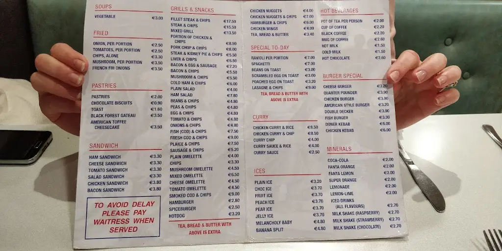 Menu_Roma Restaurant_Dundalk_image_1