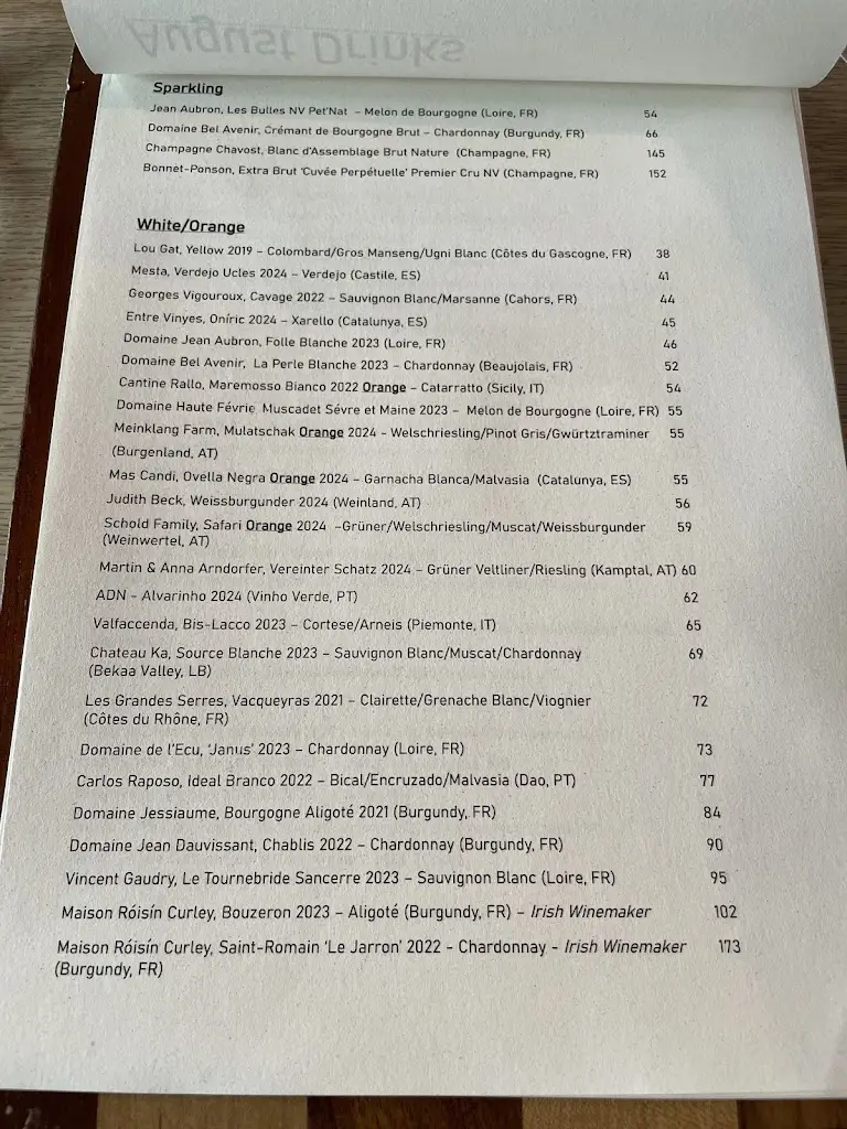 Menu_Kai Restaurant_County Galway_image_3