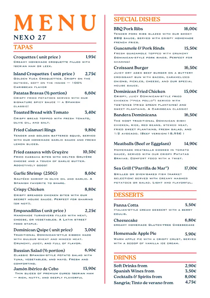 Menu_The Mollys_Kilcoole_immagine_2