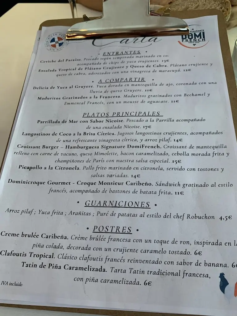 Menu_The Mollys_Kilcoole_immagine_4