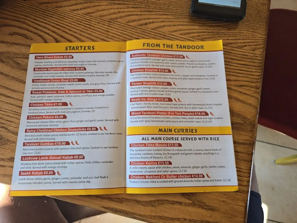 Menu_Sun and Sand_Kilcoole_image_2