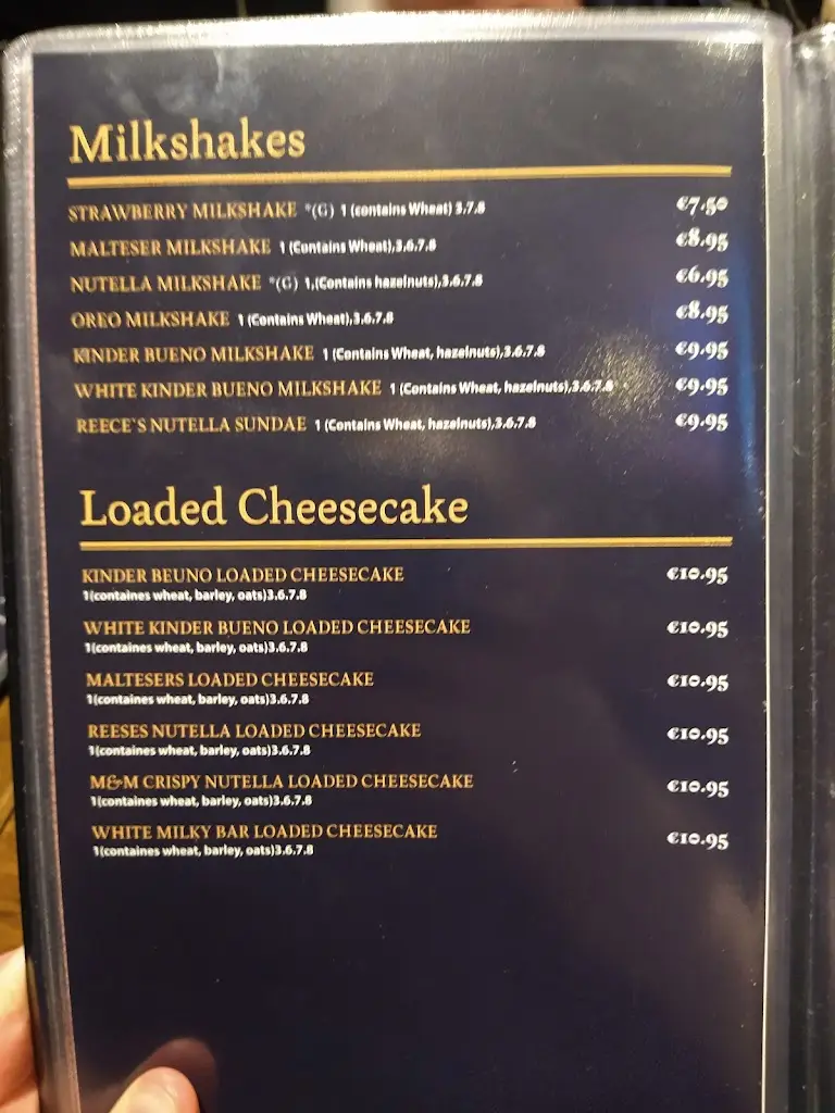 Menu_The Hideout Kilcullen Co.Kildare_Kilcullen_imagen_2