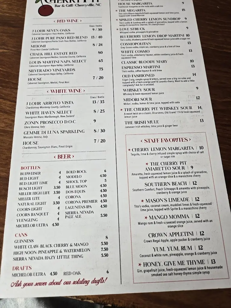 Menu_O’Sheas Corner_Kilpedder_immagine_1