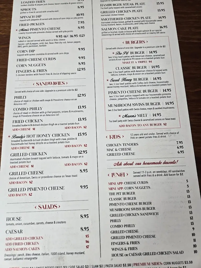 Menu_O’Sheas Corner_Kilpedder_immagine_4