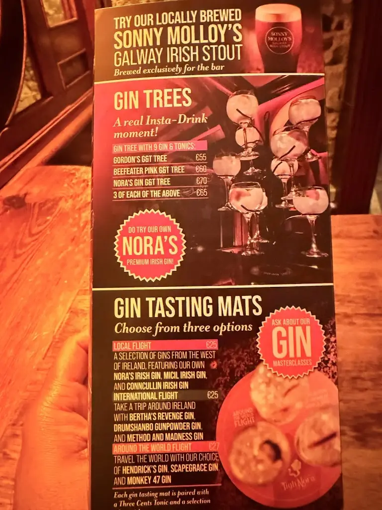 Menu_The Front Door Pub_County Galway_image_3