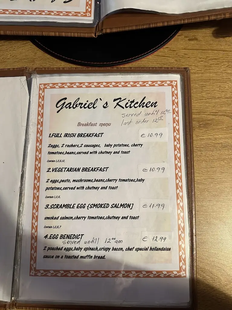 Menu_Gabriel's Kitchen_Laois_imagen_1