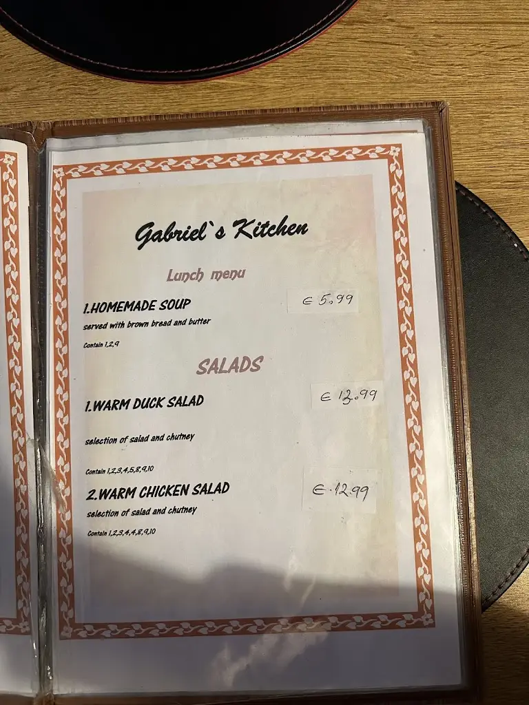 Menu_Gabriel's Kitchen_Laois_imagen_3
