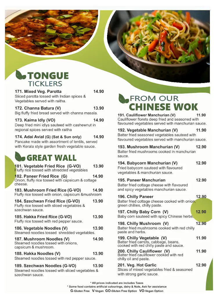 Menu_Saravanaa Bhavan_Jobstown_image_3