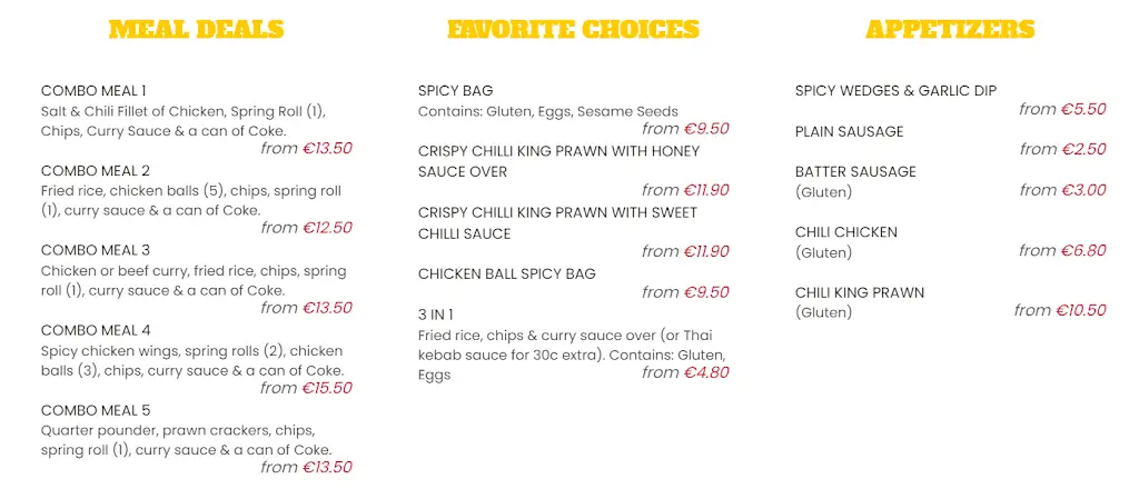 Menu_Golden Kitchen Chinese Takeaway Jobstown_Jobstown_image_1