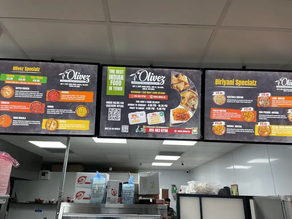 Menu_Olivez Indian Restaurant_Jobstown_image_4