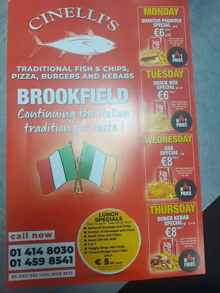 Menu_Cinelli's Brookfield_Jobstown_image_1