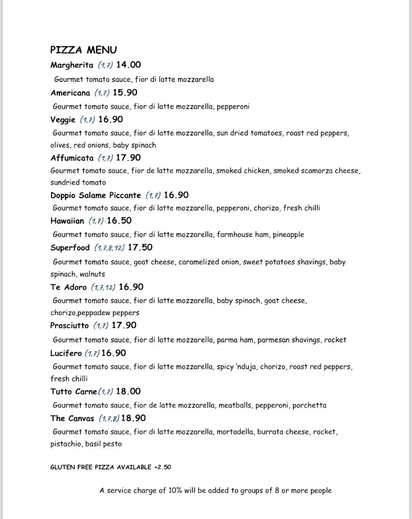 Menu_The Canvas Restaurant_Kilcock_image_1