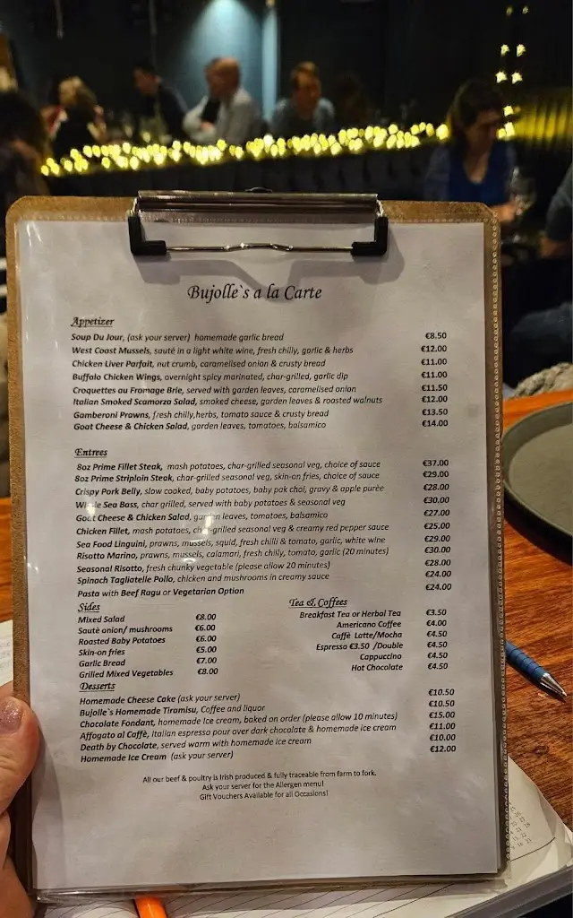 Menu_Bujolle Bistro_Kilcock_imagen_1