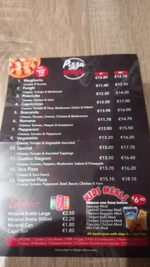Menu_Rosies Take Away_Kilcock_image_1