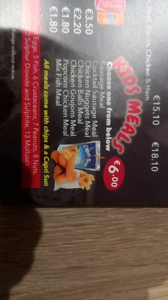 Menu_Rosies Take Away_Kilcock_image_4