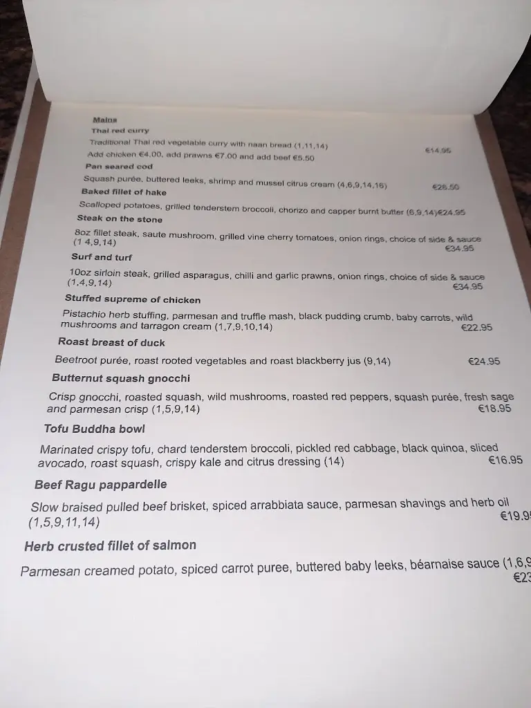 Menü_Scott's Seafood and Grill Restaurant_Mount Merrion_Bild_4