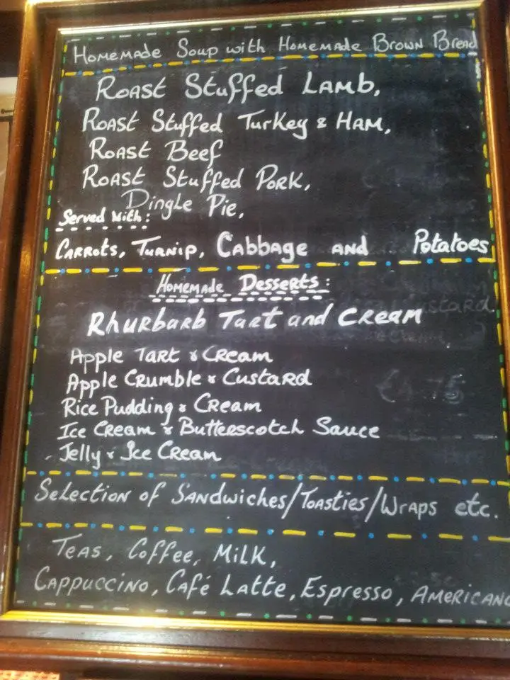 Menu_Bracken's Bar_Kinnegad_imagen_2