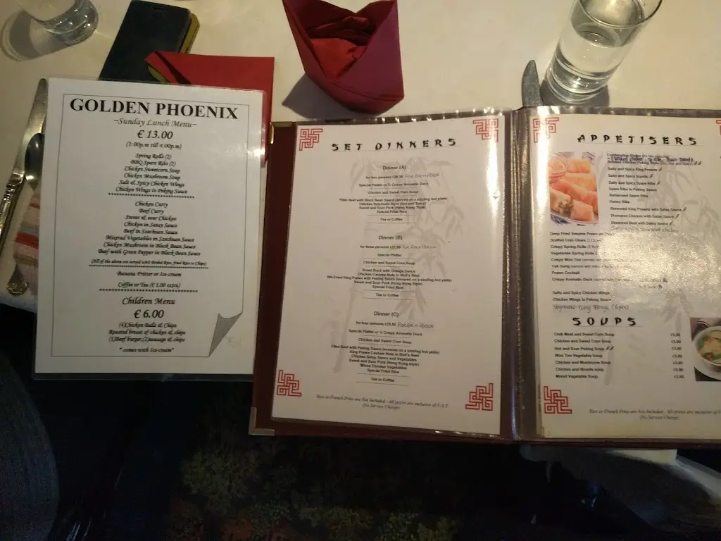 Menu_The Golden Phoenix_Kinnegad_image_1