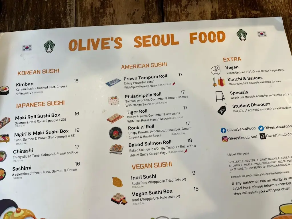 Menu_Olive's Seoul Food_Claremorris_imagen_4