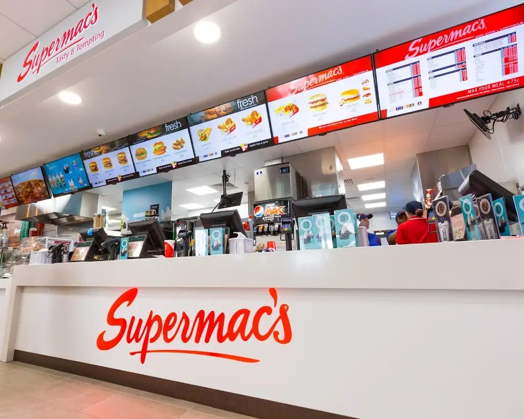 Supermac's & Papa John's at The Kinnegad Plaza restaurant in Kinnegad