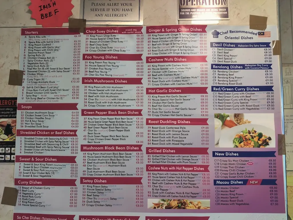 Menu_Ping’s Oriental Take Away_Lanesborough_image_4