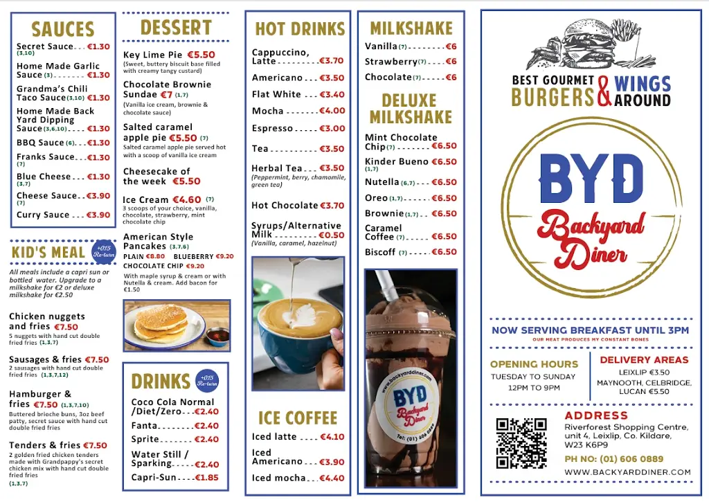 Menu_Backyard diner_Leixlip_image_2