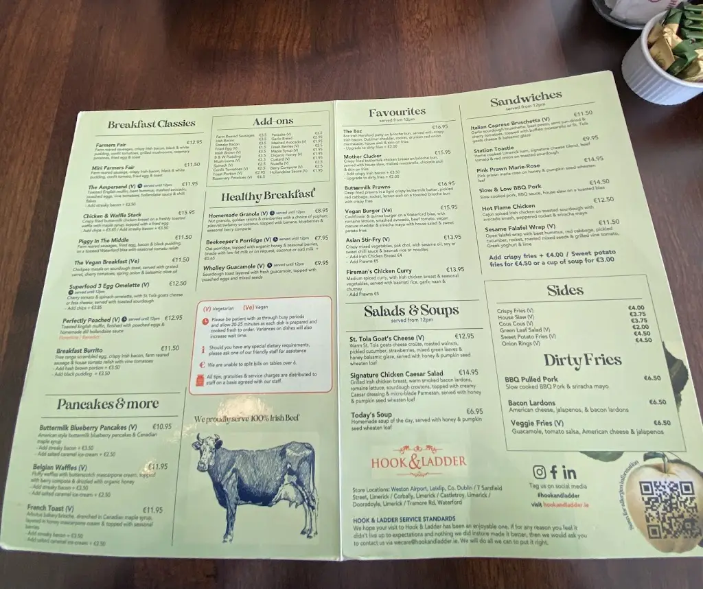 Menu_Hook & Ladder Weston Airport_Leixlip_image_2