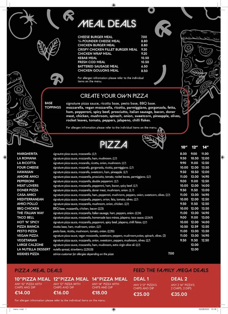 Menu_Amici Authentic Italian Pizzeria_Monasterevin_image_3