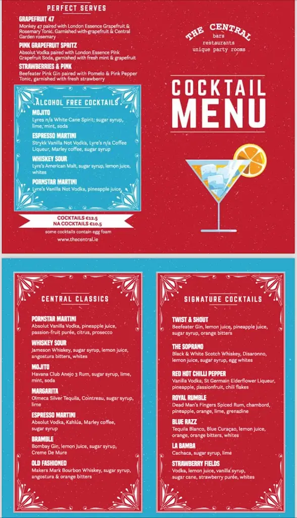 Menü_The Central Navan_Navan_Bild_1