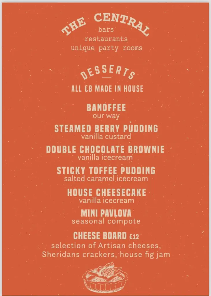 Menü_The Central Navan_Navan_Bild_4
