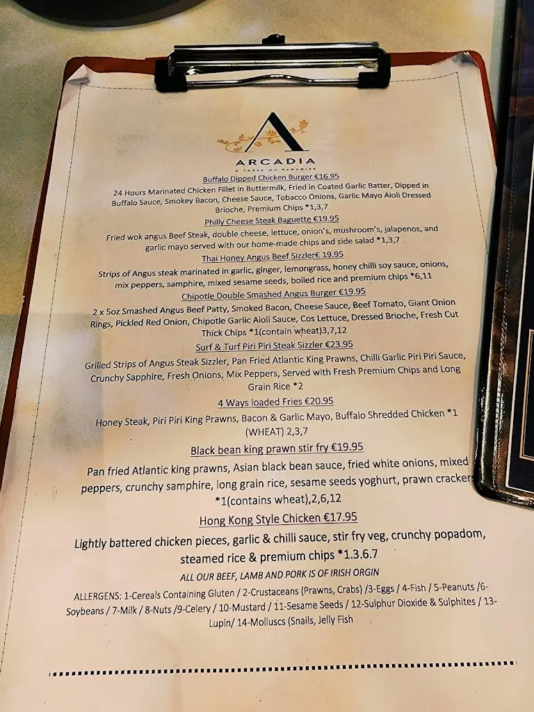 Menu_Arcadia Cafe and Late Bar_Oldbawn_image_2