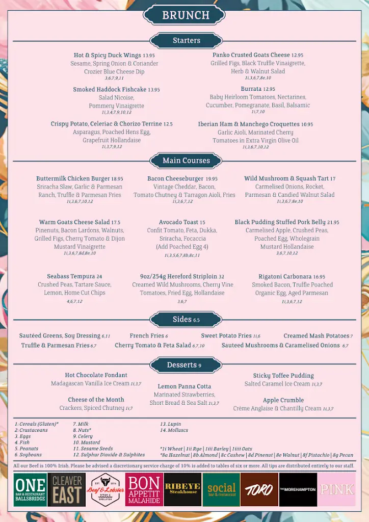 Menü_Bon Appetit_Malahide_Bild_3