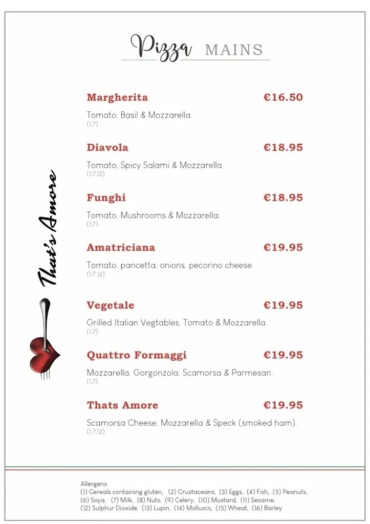 Menü_That's Amore_Monkstown_Bild_2