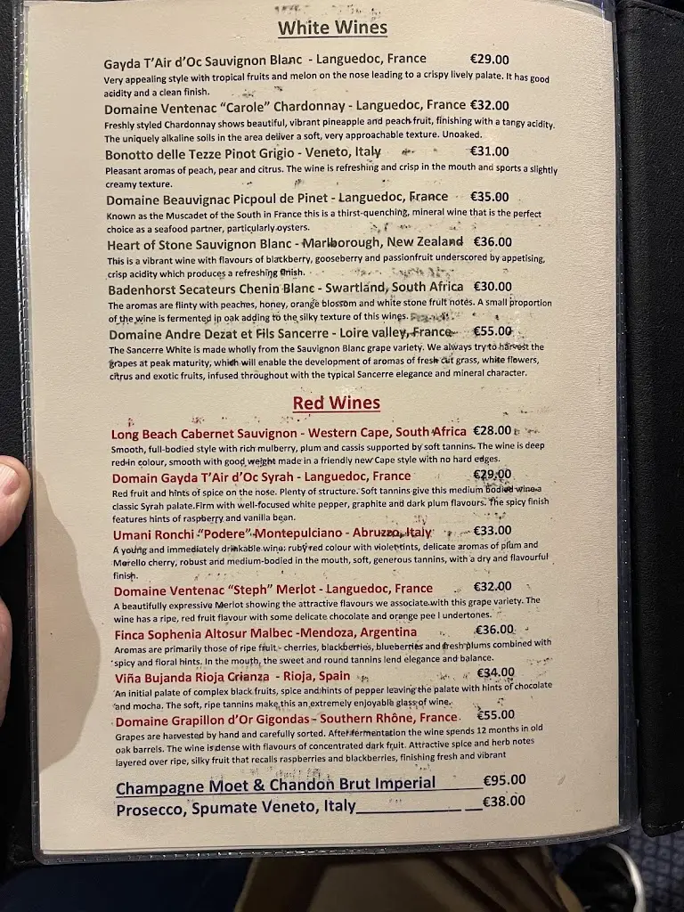 Menu_The Bosun_Monkstown_image_2