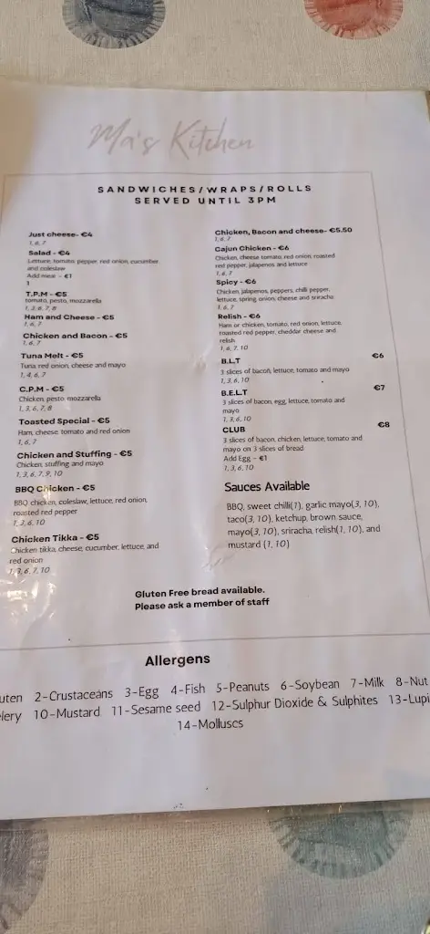 Menu_Ma's Kitchen_Rathangan_image_2