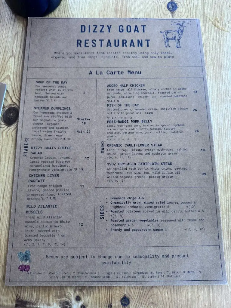 Shelley Hendrix_Dizzy Goat Resturant_Piltown_Bewertung