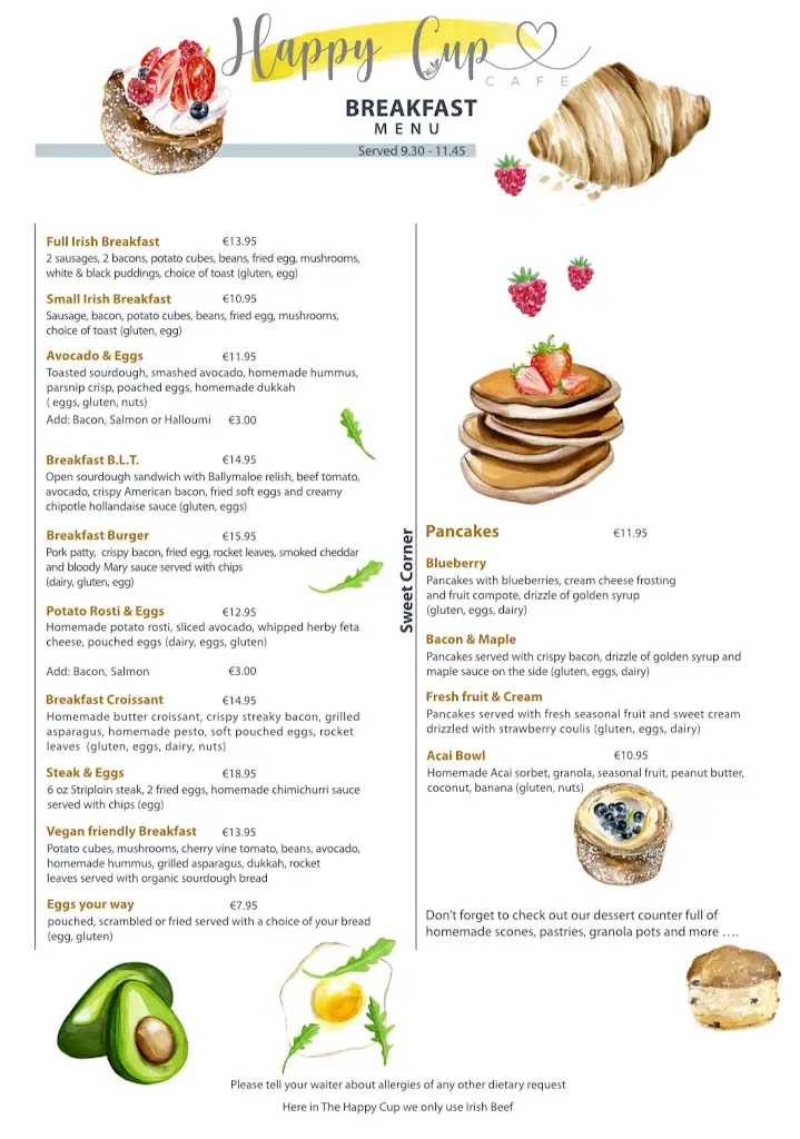 Menu_The Happy Cup Café_Oldcastle_image_4