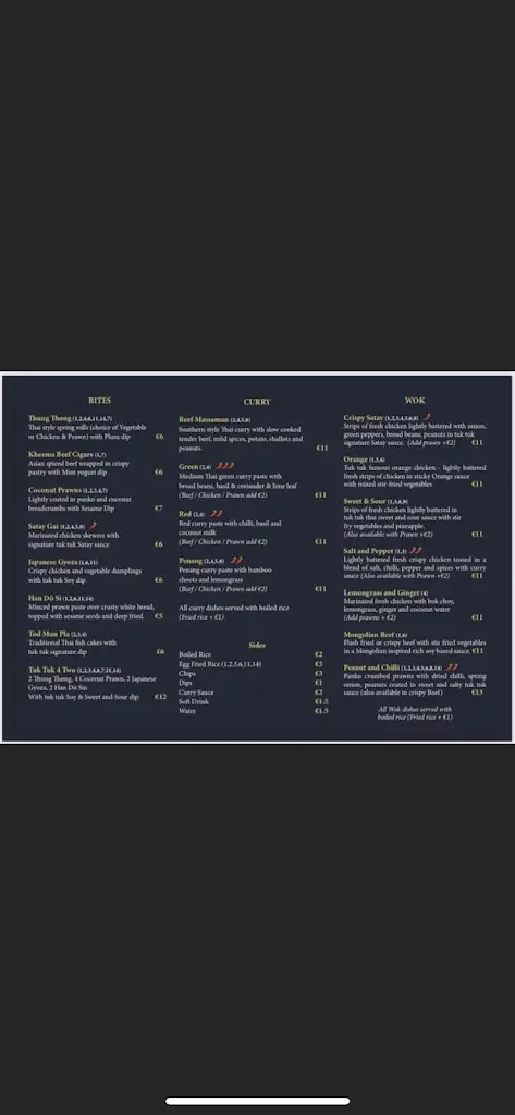 Menu_Tuk Tuk Asian Street Food_Belmullet_image_1