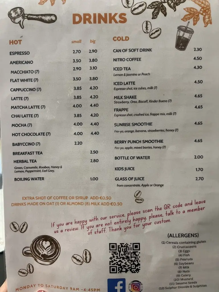 Avril Cahill_The Coffee Place_Newtownmountkennedy_recensione