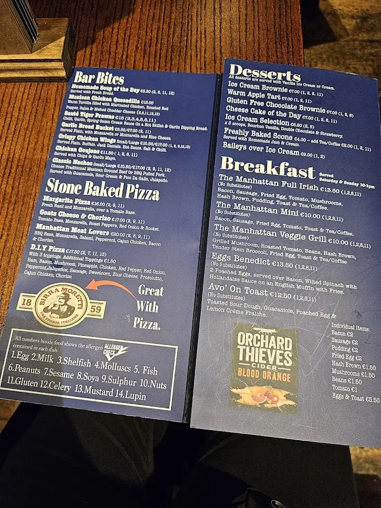 Menu_The Manhattan-Beer & Food Co_Raheny_image_2