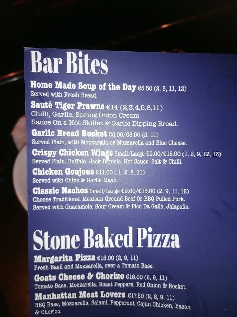 Menu_The Manhattan-Beer & Food Co_Raheny_image_3