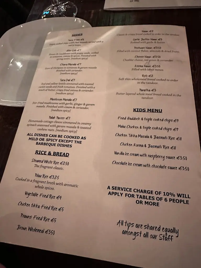 Menu_Taza Raheny_Raheny_image_1