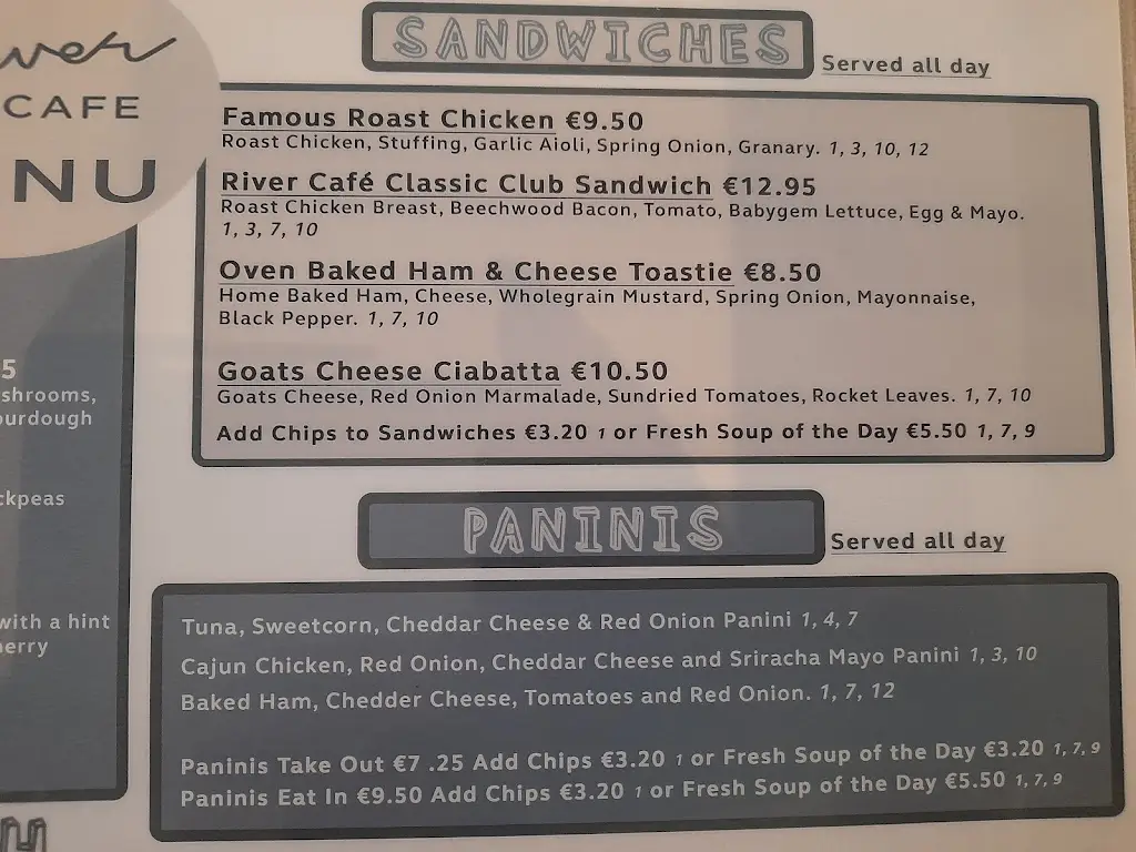 Menu_The River Cafe_Raheny_image_2