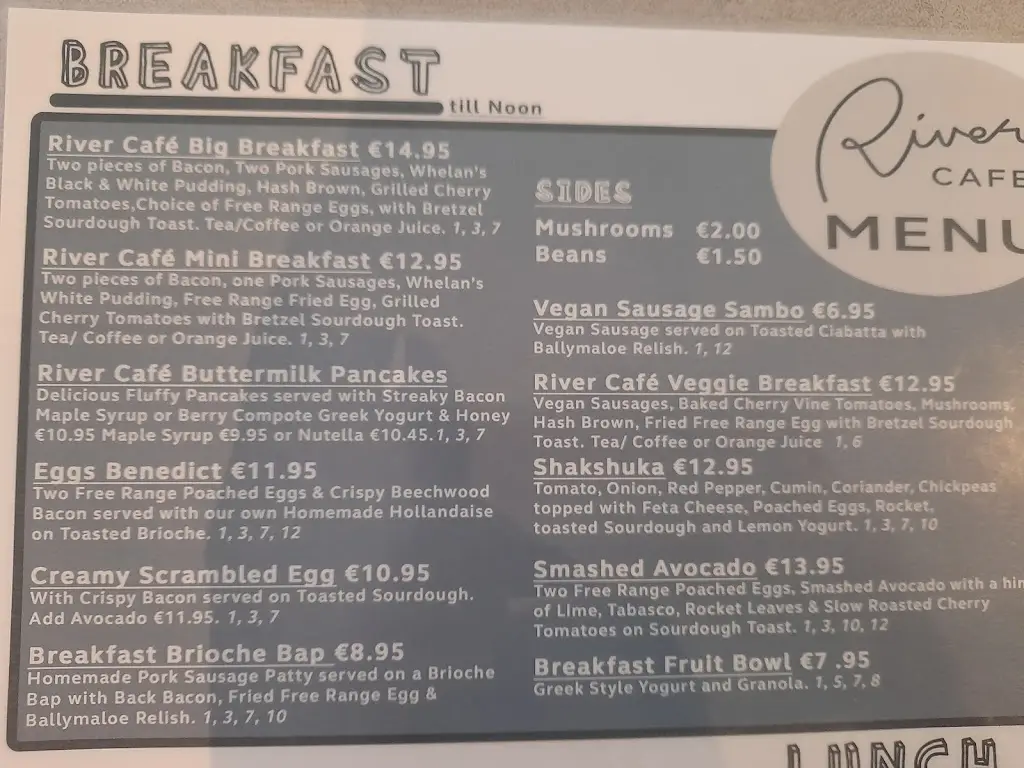 Menu_The River Cafe_Raheny_image_3