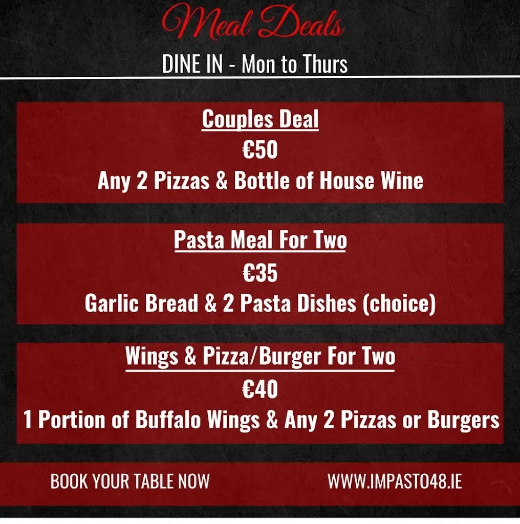 Menu_Impasto 48_Raheny_image_4