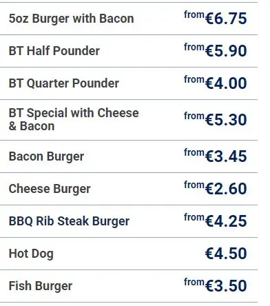 Menu_Blue Thunder_Claremorris_image_3