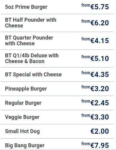 Menu_Blue Thunder_Claremorris_image_4